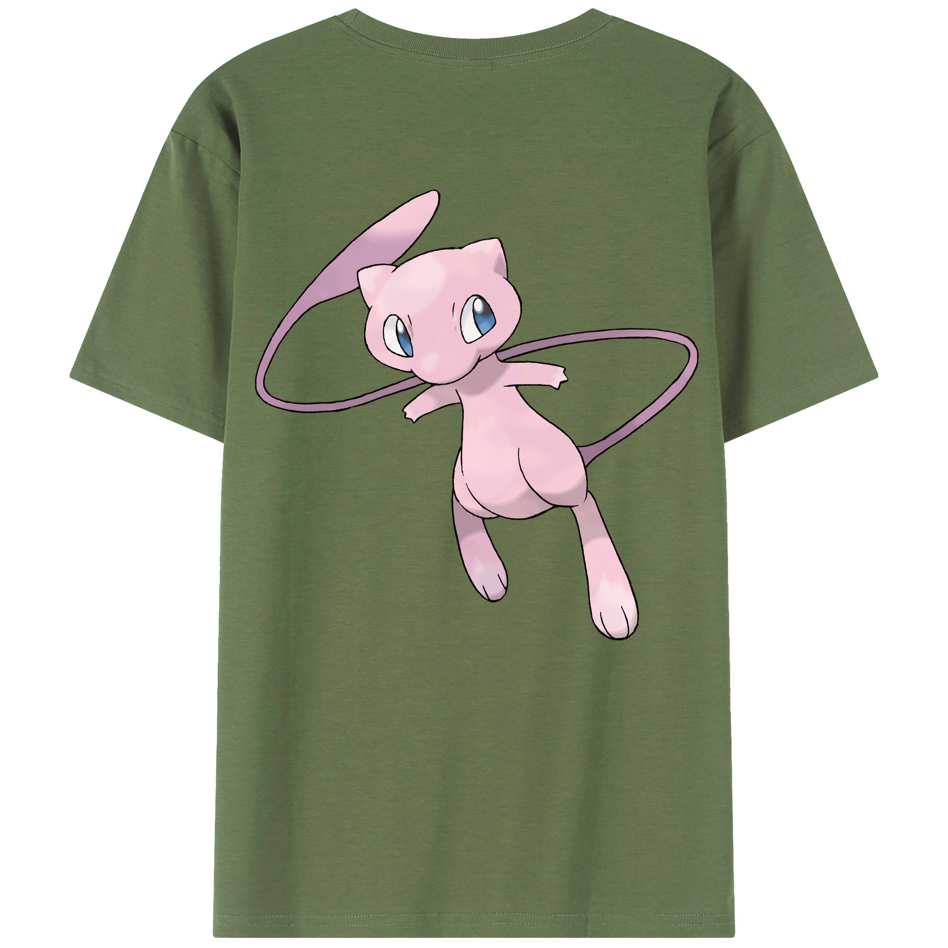 （画像用） ポケットモンスター Pokémon 綿100％ メンズ半袖Tシャツ（バックプリント） 通気性